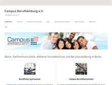 Tablet Screenshot of campus-bb.de